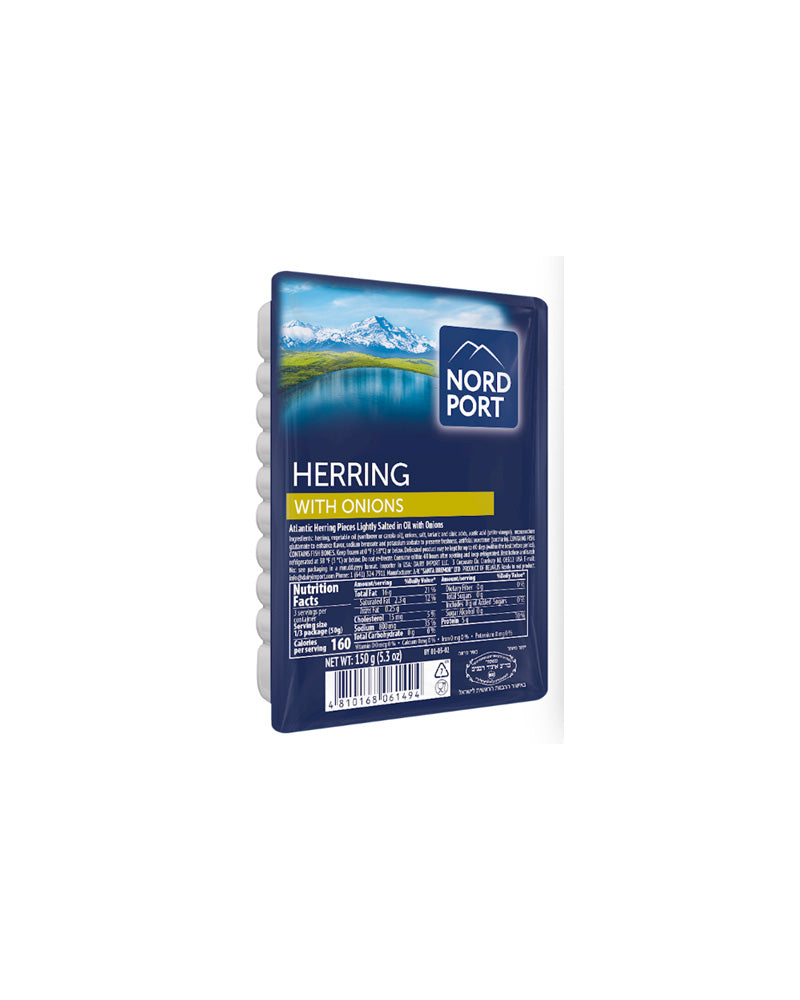 Nord Port - Herring Fillet Pieces (Snack Brake) Traditional With Onion 150gr