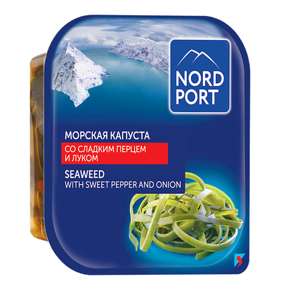 Seaweed Salad with Sweet Pepper and Onion – 7.05 oz (200gr)