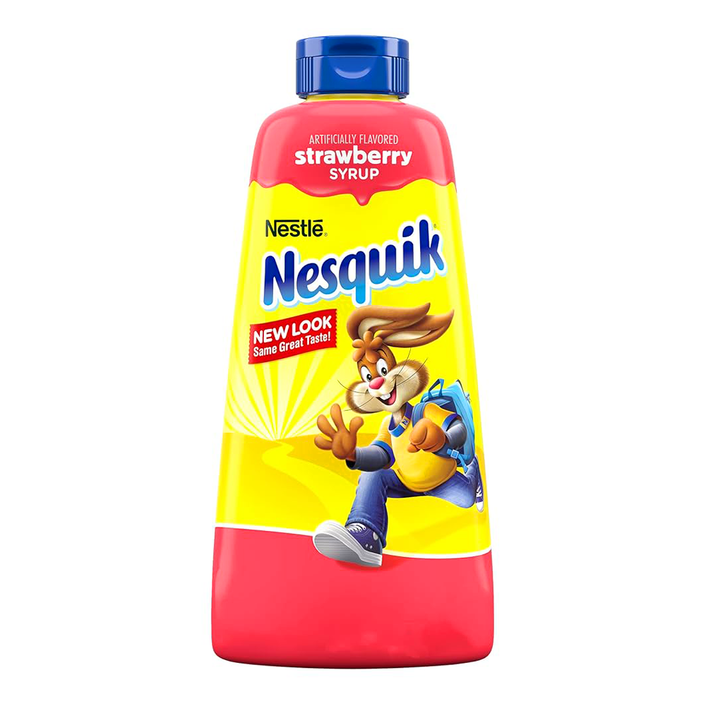 Syrup NESQUICK Strawberry – Bottle – 22 oz (624 gr)