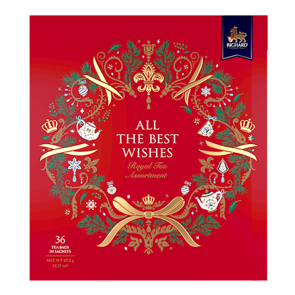 New Year Gift – Tea Black All The Best Wishes – 2.82 oz (80 gr)