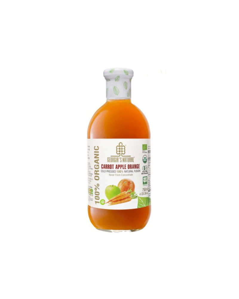 Georgia's Natural - Organic Juice (Fusion) Carrrot+Apple+Orange 750ml