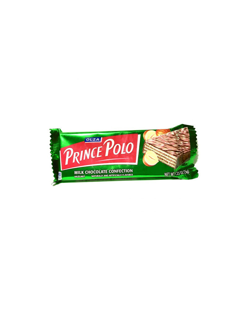 Olza - Wafers (Green) Prince Polo Hazelnut 35gr