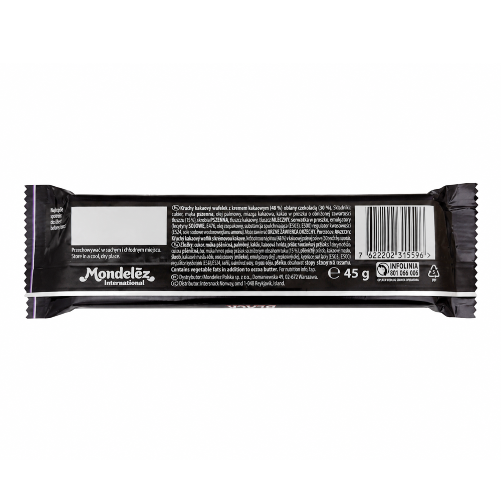 Wafers Prince Polo XXL Dark Chocolate – 1.59 oz (45 gr)