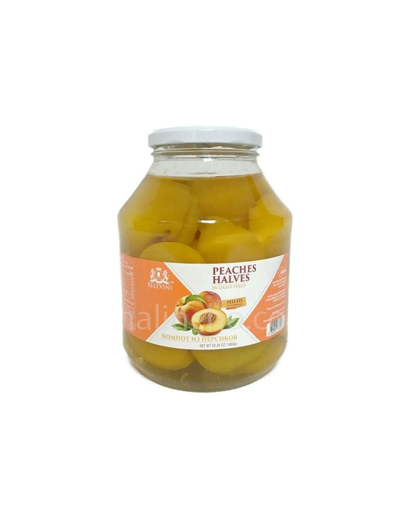 Belevini - Compote (Halves) Peach Light Syrup 1680gr