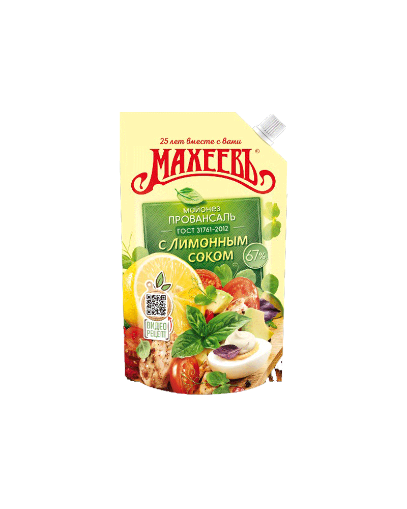 Maheev - Mayonnaise (DoyPack) Provonsal With Lemon Juice 380 gr