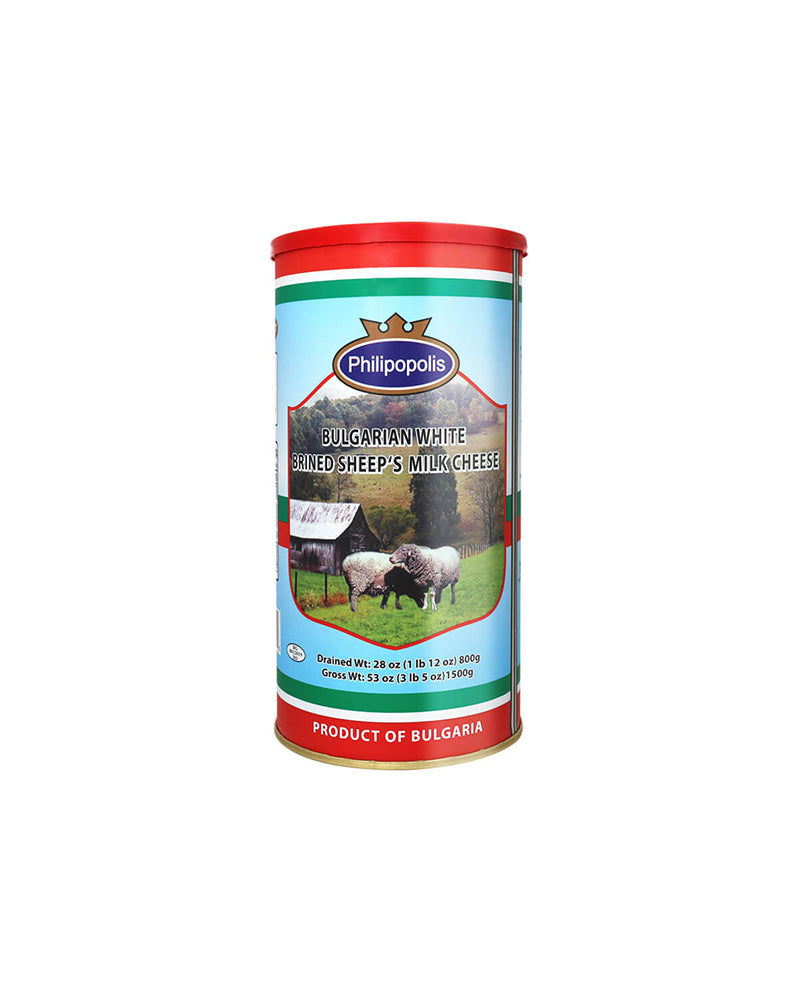 Philipopolis – Feta Cheese (Tin) Bulgarian-Sheeps 800gr