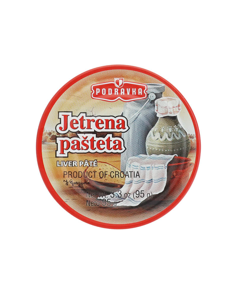 Podravka - Canned Pate Liver Jetrena (Pork) 95g