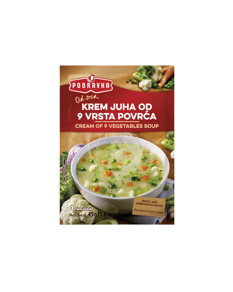 Podravka - Seasoning Soup Cream Vegetable 45gr