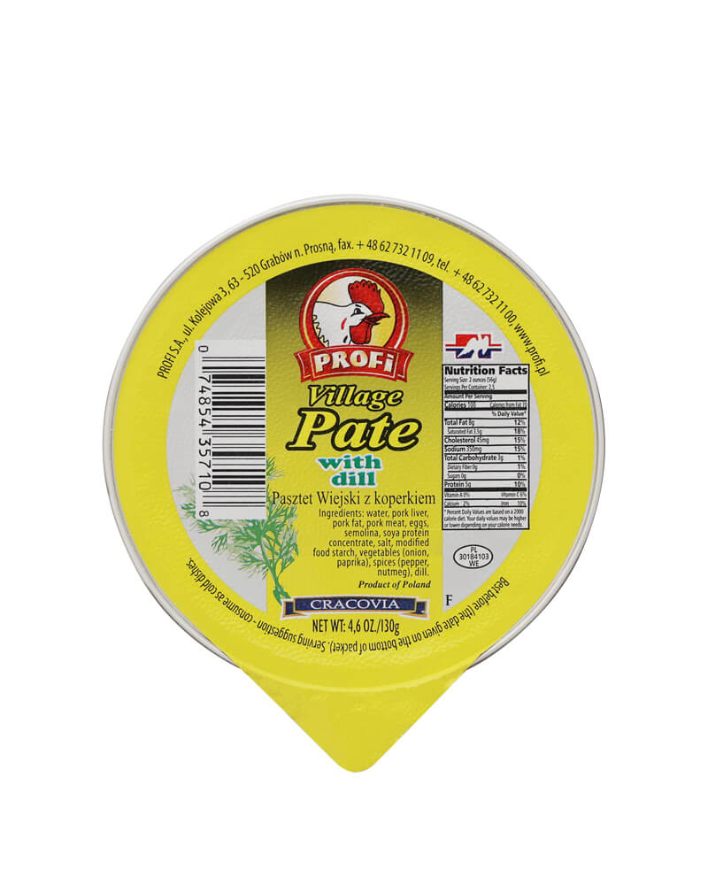 Profi - Canned Pate W/Dill 130gr