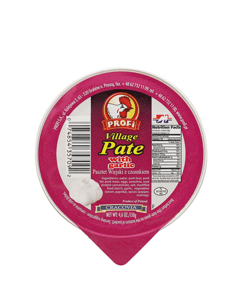 Profi - Canned Pate W/Garlic 130gr