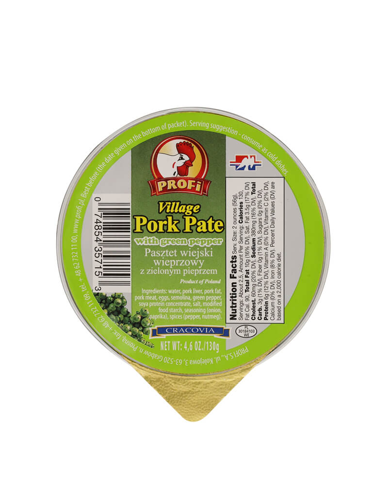 Profi - Canned Pate W/Green Pepper 130gr