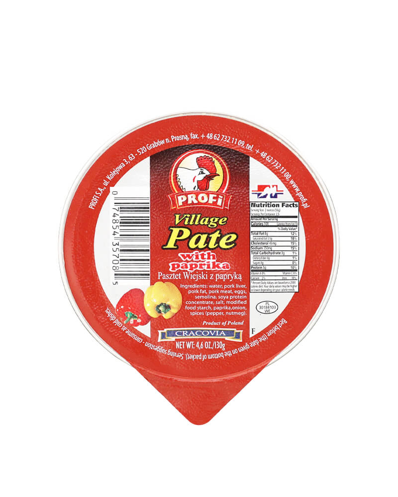 Profi - Canned Pate W/Paprika 130gr