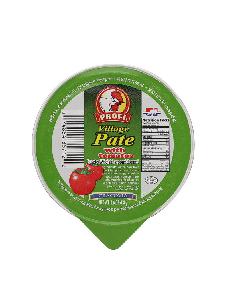 Profi - Canned Pate W/Tomato 130gr