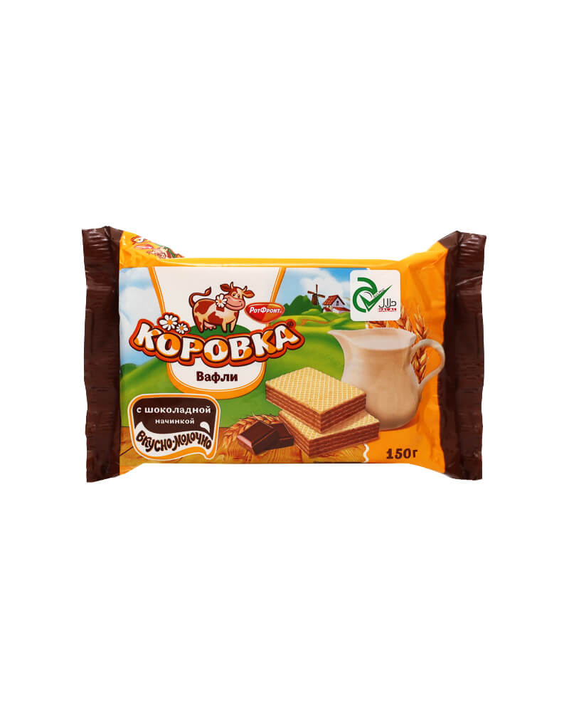 Rot-Front - Wafers Korovka With Chocolate 150gr