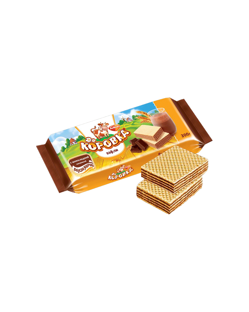 Rot-Front - Wafers Korovka With Chocolate 300gr