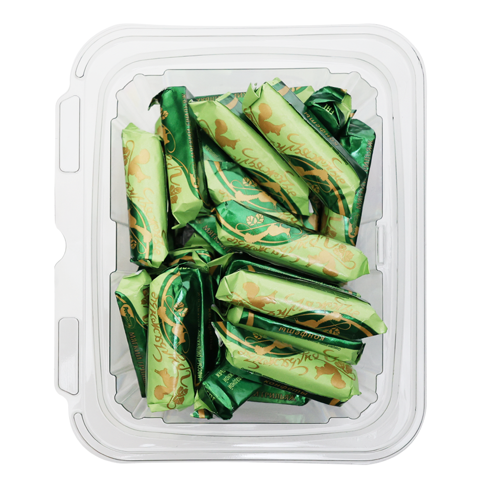 Конфеты шоколадные грильяжные – мягкие – около 1 фунта