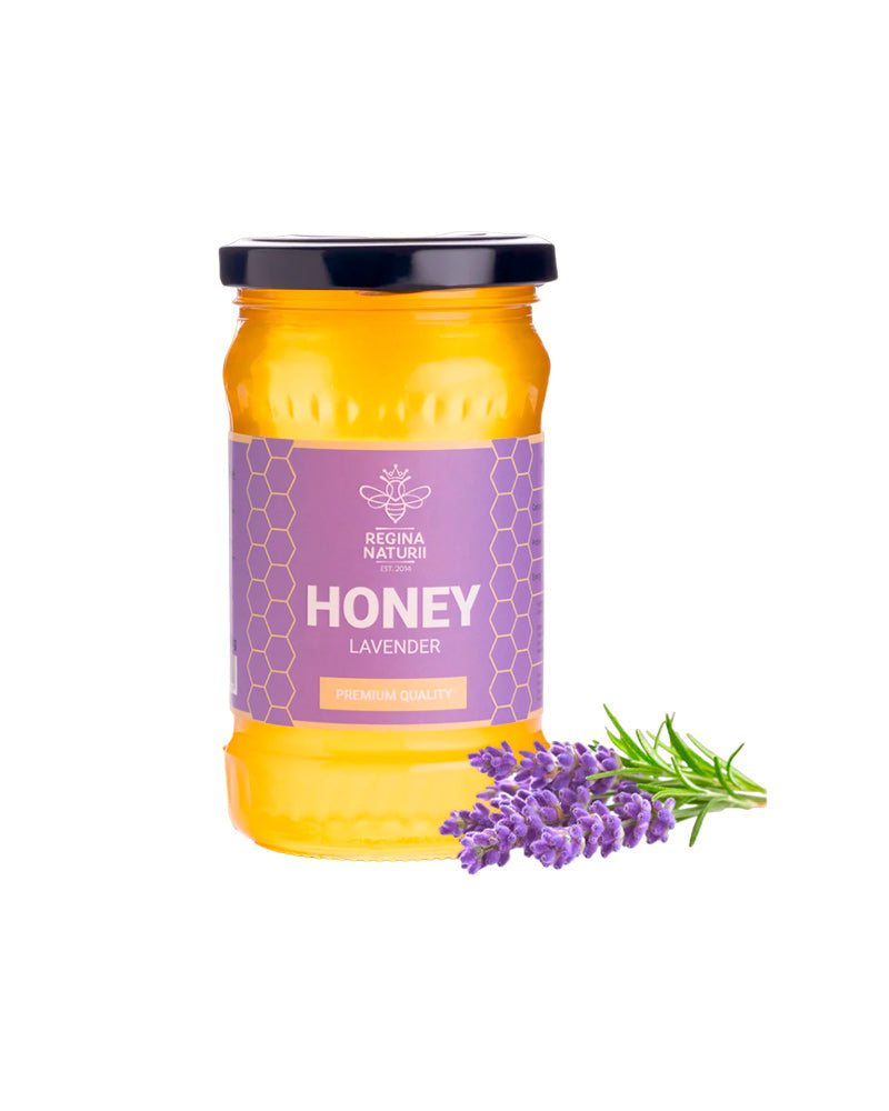 Regina Naturii - Lavander Natural Honey, 380gr