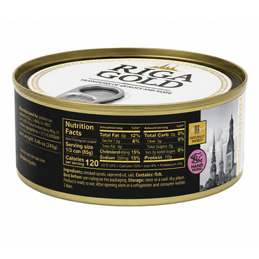 Smoked Sprats in Oil – Can – 8.47 oz (240 gr)