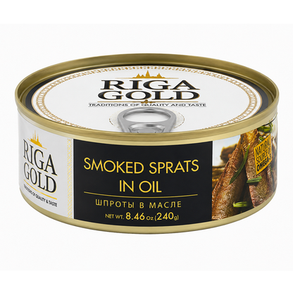 Smoked Sprats in Oil – Can – 8.47 oz (240 gr)