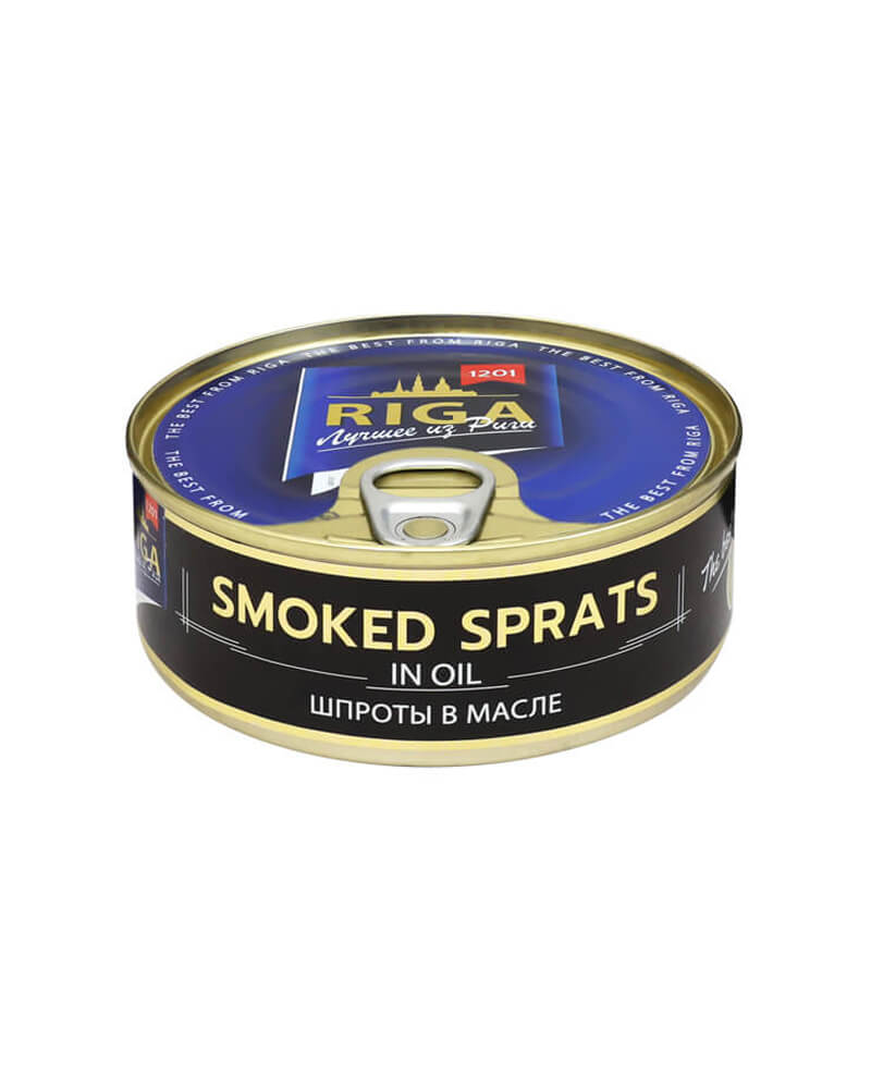 Riga Gold - Smoked (e/o) Sprats-Oil 160gr