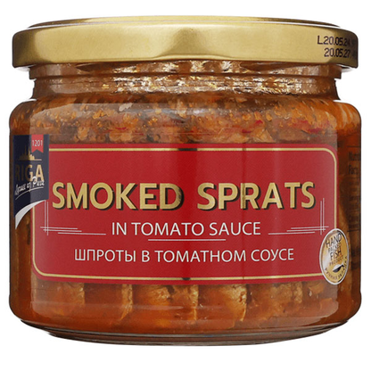Smoked Glass Sprats-Tomato – 8.82 oz (250gr)