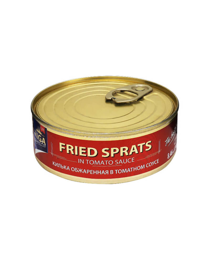 Riga Gold - Smoked (e/o) Fried Sprat-Tomato 240gr