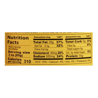 Smoked Atlantic Mackerel in Oil – 8.47 oz (240 gr)