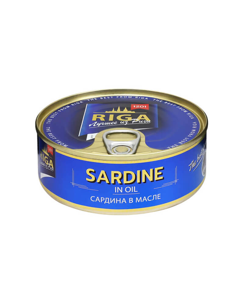 Riga Gold - Smoked (e/o) Sardines-Oil 240gr