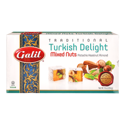 Turkish Delights Rahat-Lukum Mix Nuts – 1 lb (454gr)