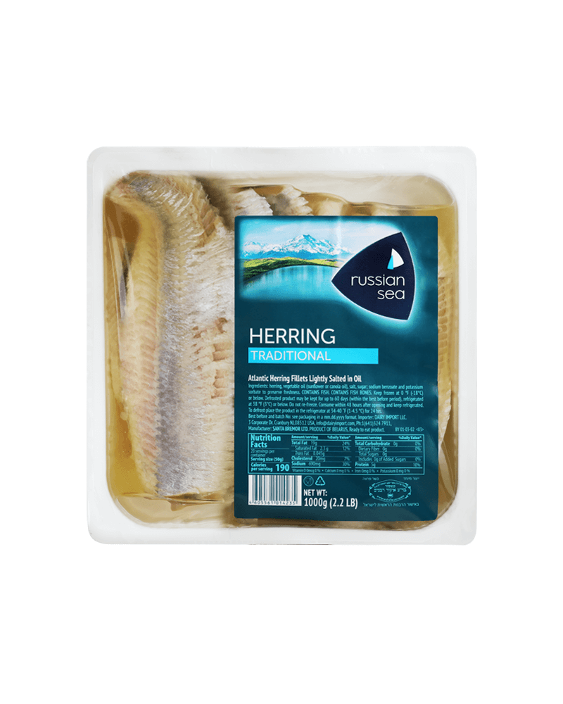 Russian Sea - Atlantic Herring Fillets Traditional 1000gr