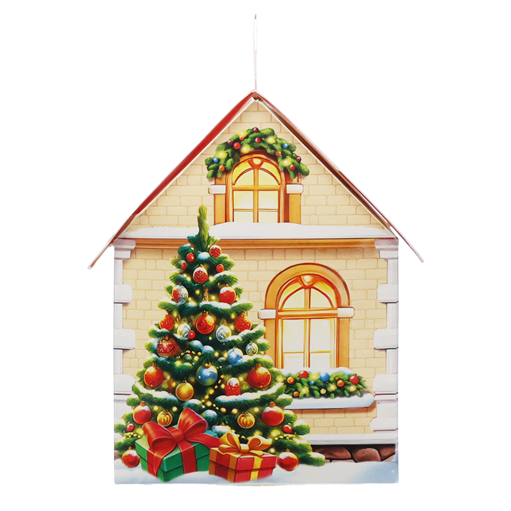 Новогодний подарок – Набор конфет «Домик сладостей» – 274 г (9,67 унции)