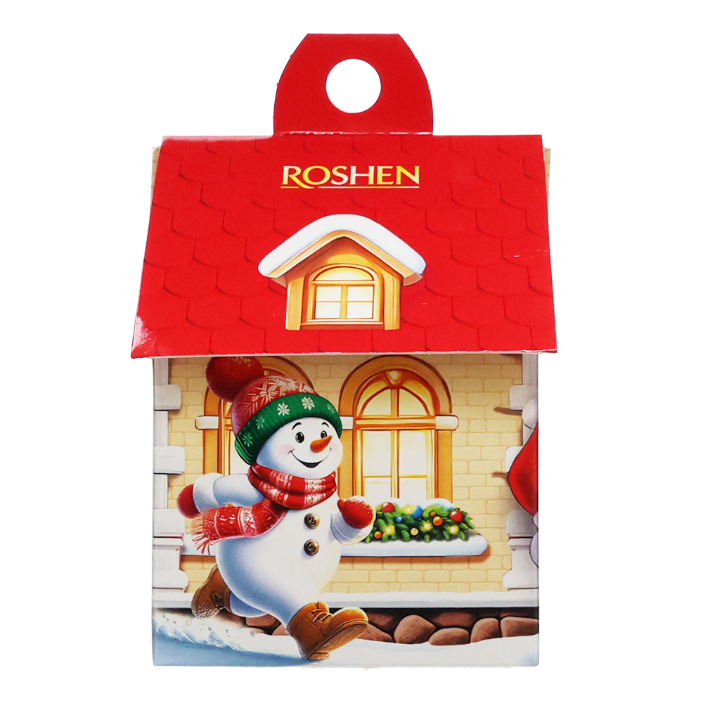 Новогодний подарок – Набор конфет «Домик сладостей» – 274 г (9,67 унции)