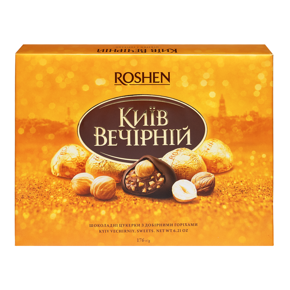 Конфеты Подарочная Коробка Вечерний Киев – 6.21 унций (176гр)