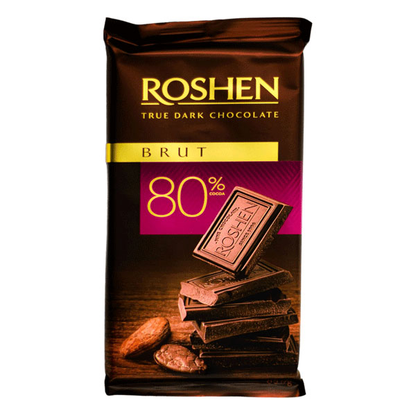 Шоколадный темный брют 80% – 3,0 унции (85 г)