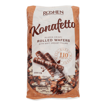 Candy Choco-Wafers Konafetto Bianco with Milk – approx 1lb