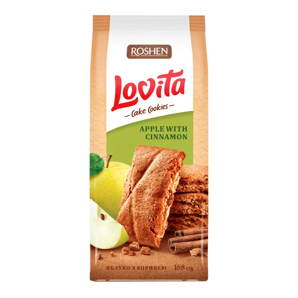 Cookies Lovita Cake with Apple and Cinnamon – 5.93 oz (168gr)