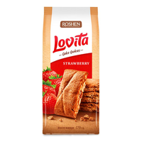 Печенье Lovita Cake с клубникой – 5,93 унции (168 г)