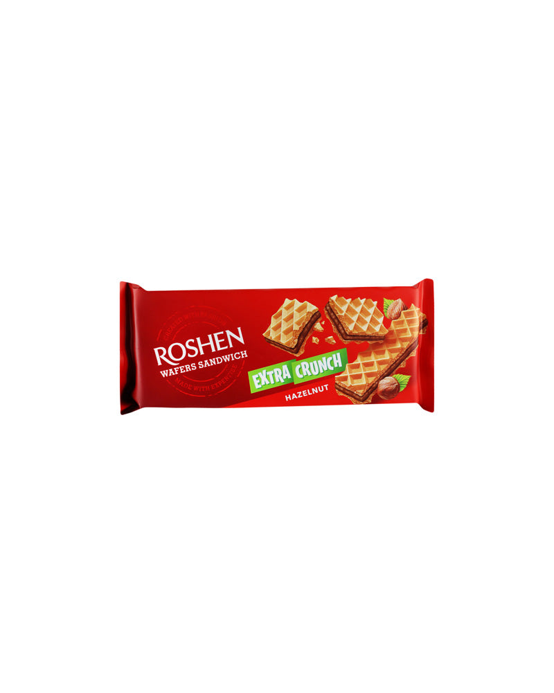 Roshen - Wafers Sandwich Extra-Hazelnuts 142gr