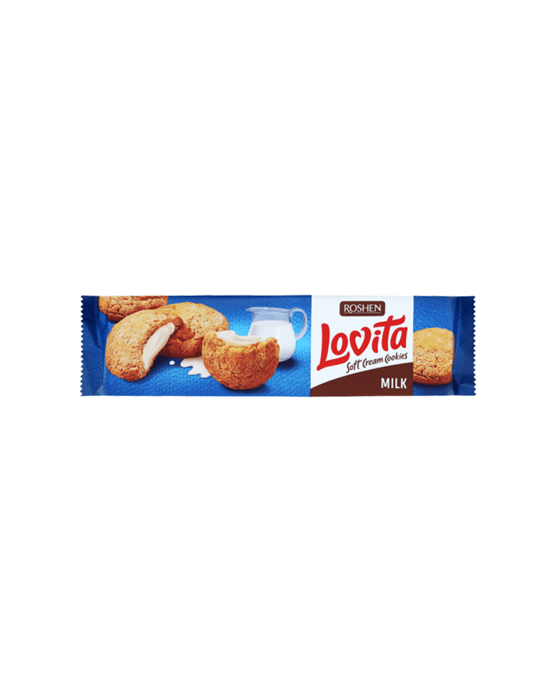 Roshen - Butter Cookies Lovita W/Milk Cream 127gr