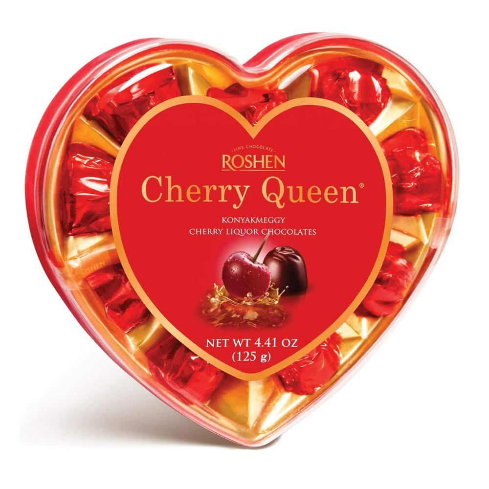 Candy Gift Box Cherry Queen with Liquor – Box – 4.30 oz (122 gr)