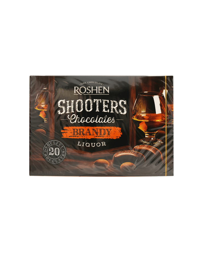 Roshen – Candy Gift-Box Shooters With Brandy Liquor 150gr