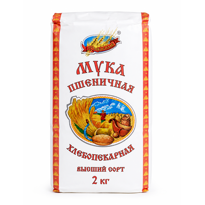 Мука пшеничная – 4,41 фунта (2,0 кг)