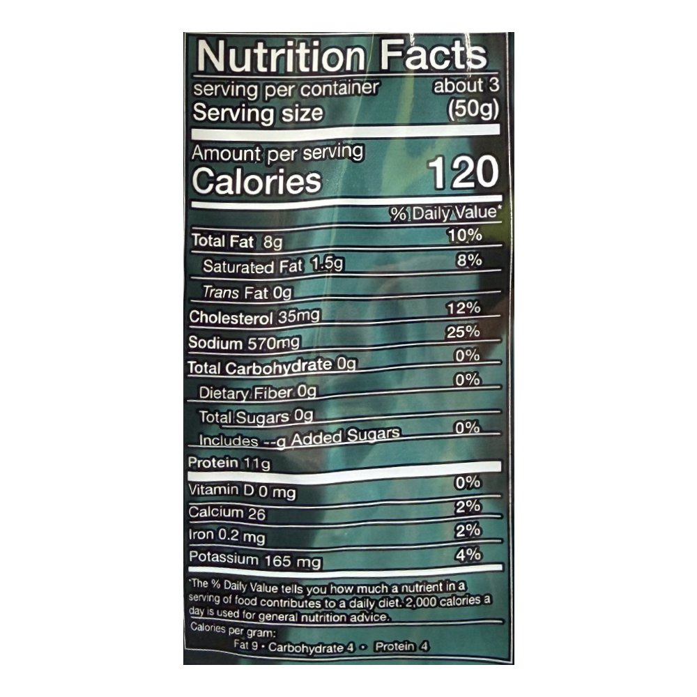Hot Smoked Salmon with Black Pepper – 5 oz (142 gr)