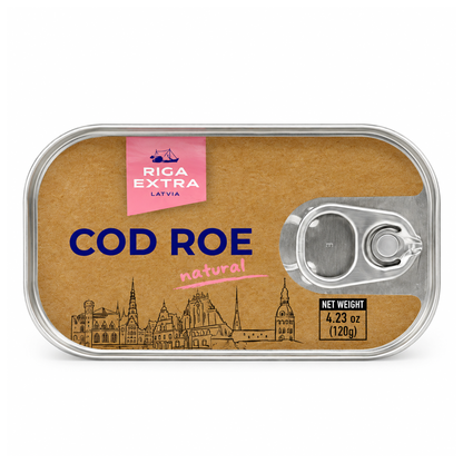 Cod Roe – Natural – 4.27 oz (121 g)