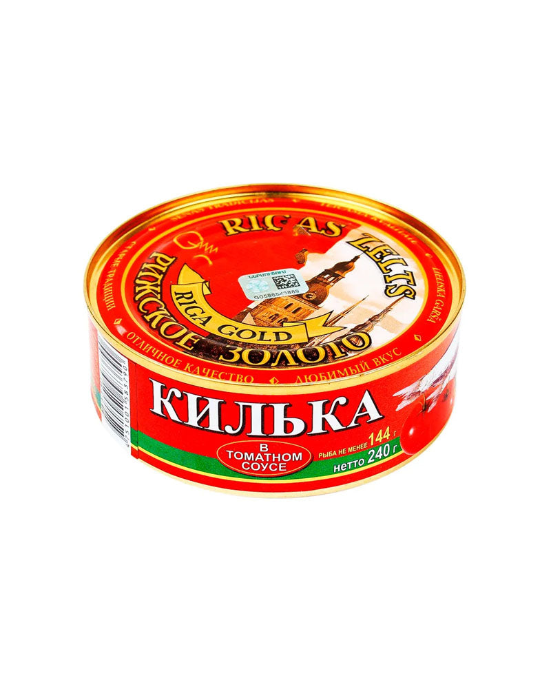 Riga Gold - Smoked (e/o) Kilka-Tomato 240gr