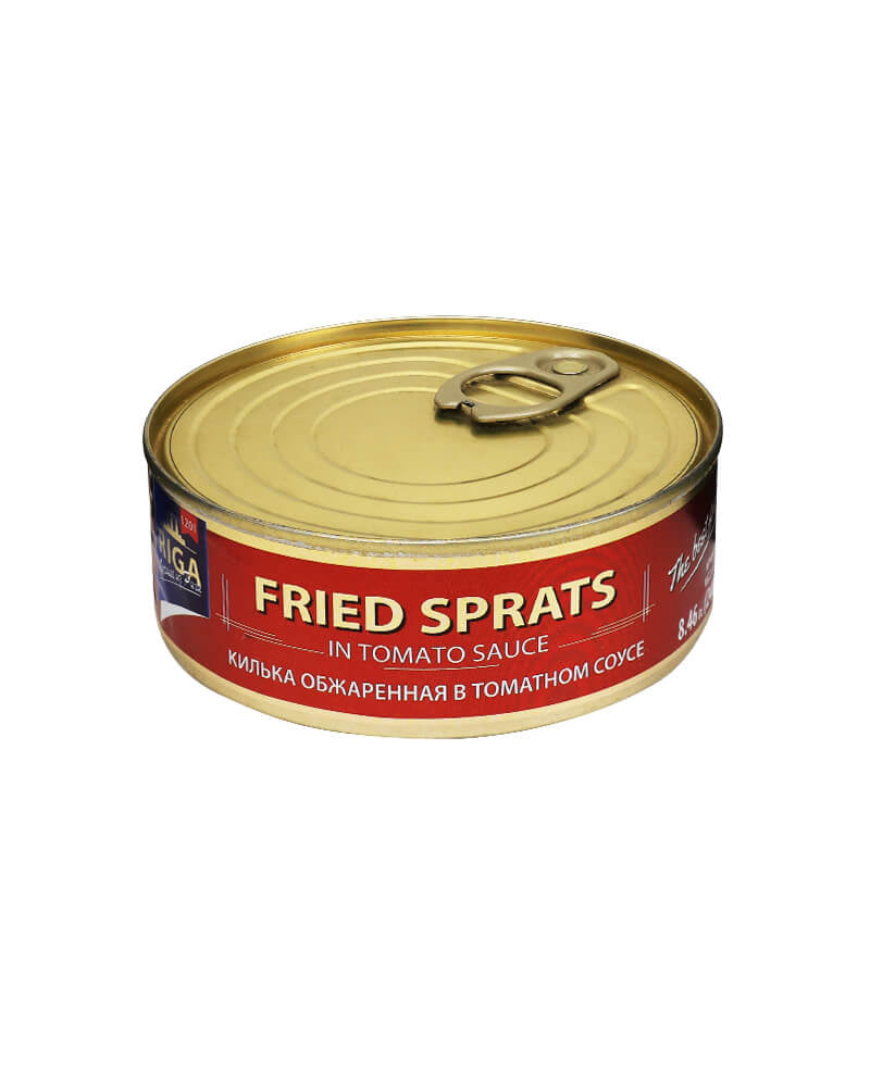 Riga Gold - Smoked (e/o) Fried Sprat-Tomato 240gr