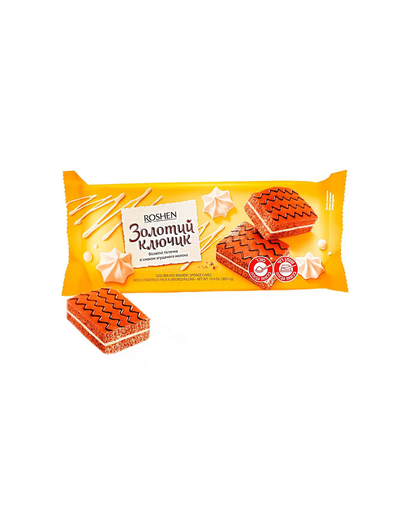 Roshen - Biscuit Sponge-Cake Golden Key 300gr