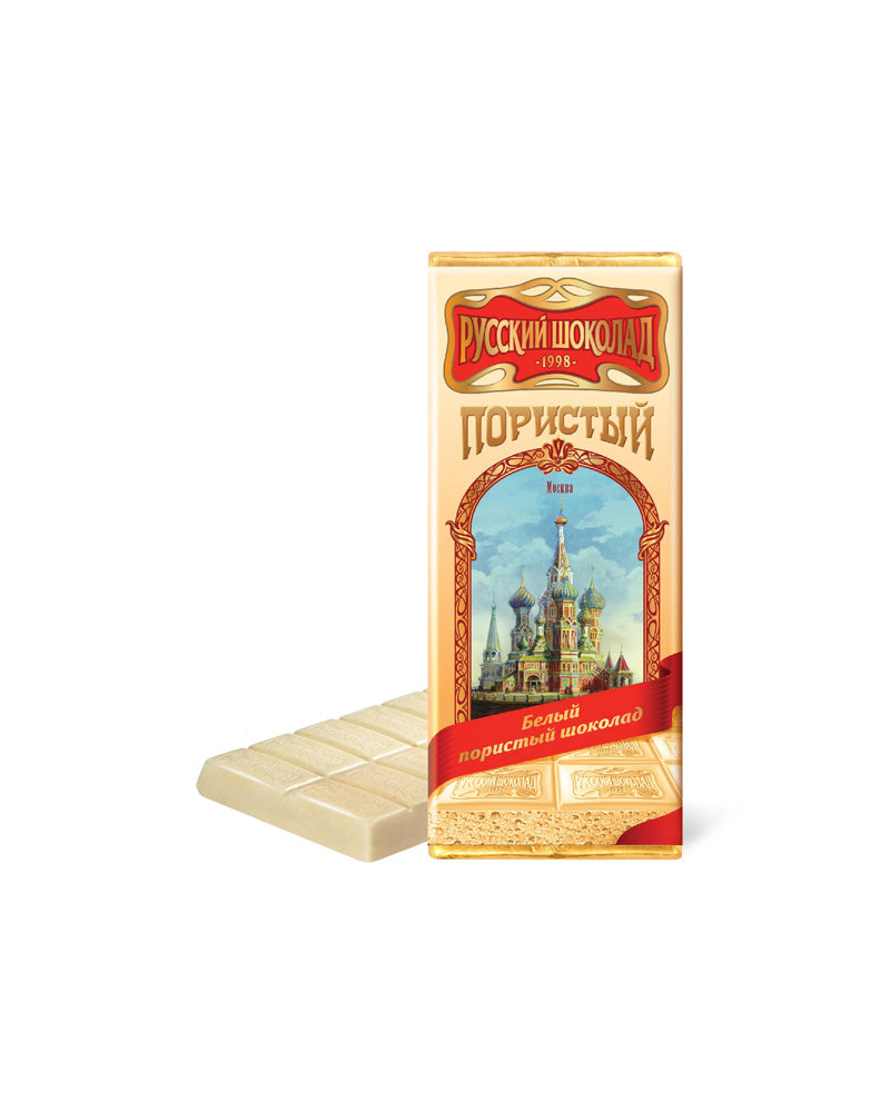 Russian Choco - Chocolate Aerated White 90gr