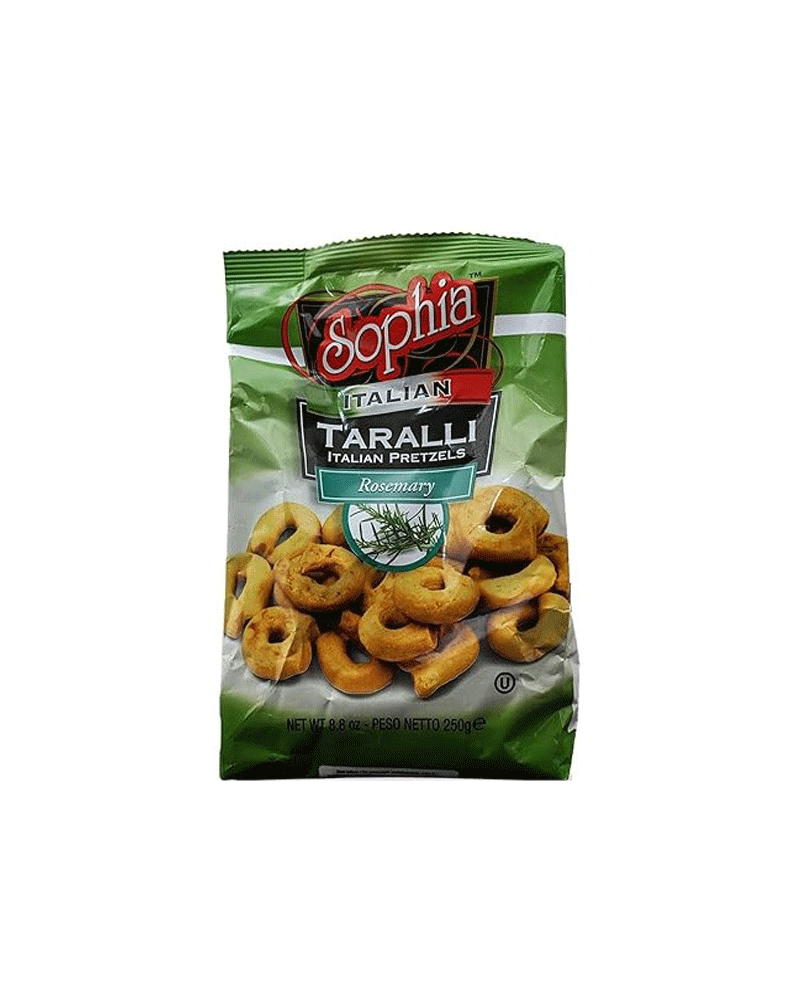 Sophia - Dry Bread Rings Taralli-Rosemary 250gr