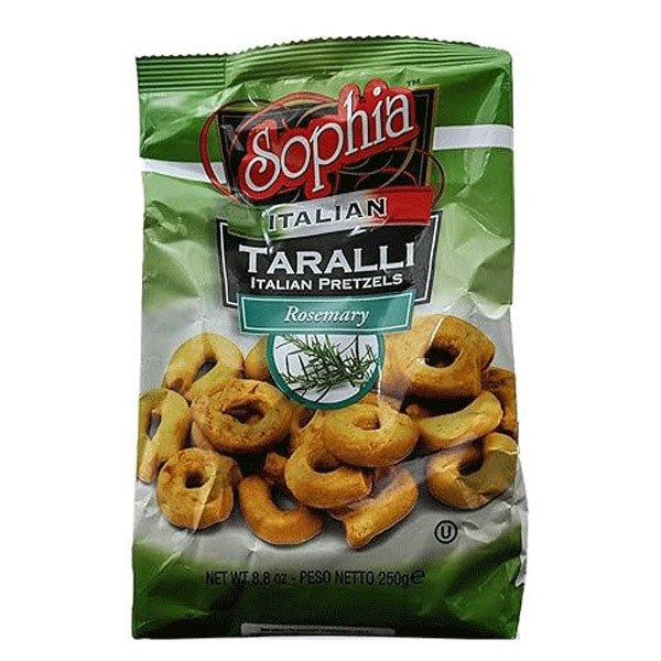 Dry Bread Rings Taralli –  Rosemary – 8.82 oz (250gr)